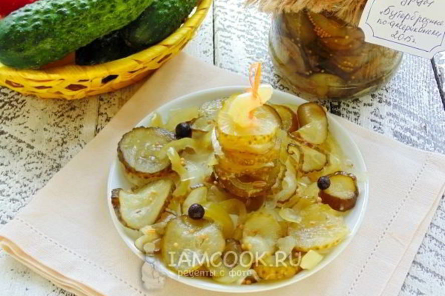 Рецепт огурцов бутербродных без стерилизации на зиму