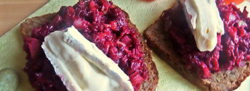 открытый бутерброд с овощами и килькой. Шаг 13