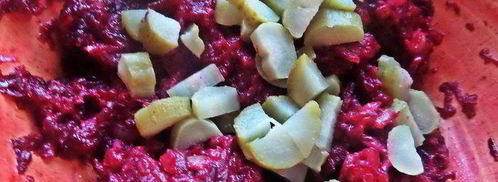 открытый бутерброд с овощами и килькой. Шаг 9