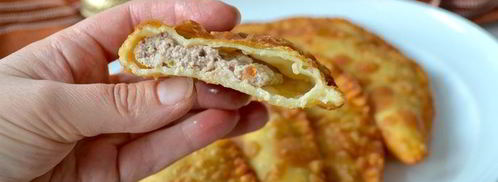 чебуреки на заварном тесте. Шаг 19