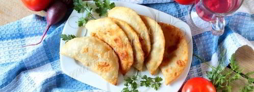 чебуреки с грибами и сыром. Шаг 10