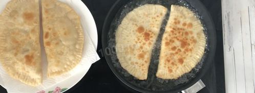 чебуреки с картошкой. Шаг 16