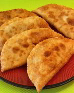 Чебуреки с мясом и зеленью