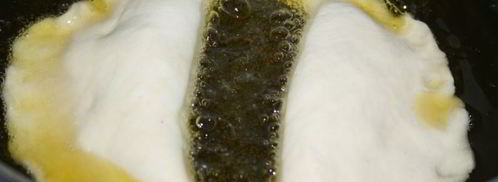 сочные хрустящие чебуреки со свининой. Шаг 9