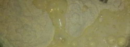 тесто на пиве для чебуреков. Шаг 4