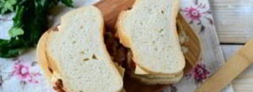 чизбургер во французском тосте. Шаг 7