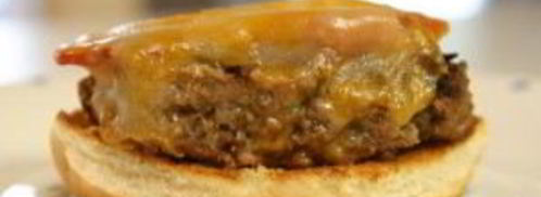 чизбургеры с говядиной, беконом и сыром. Шаг 9