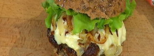 чизбургеры с грибами. Шаг 11