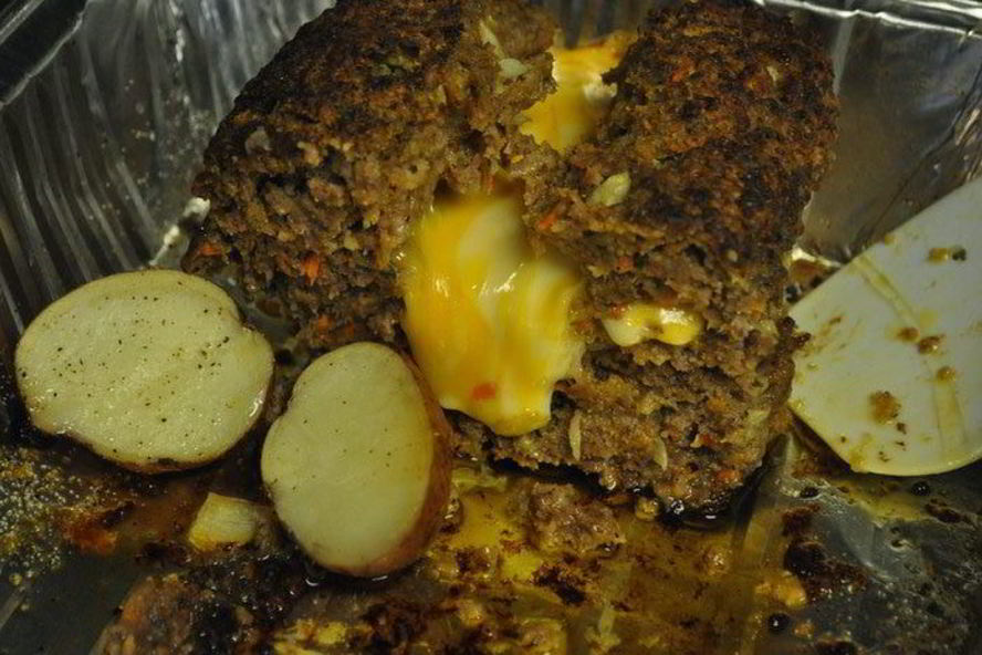 Рецепт мясного хлеба-чизбургера