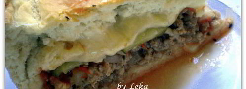 мясной пирог чизбургер. Шаг 13