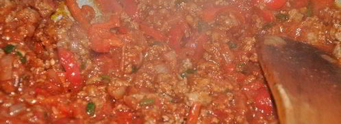 запеченная паста чизбургер. Шаг 5