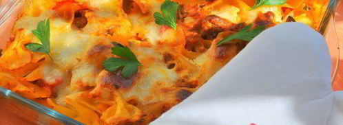 запеченная паста чизбургер. Шаг 9