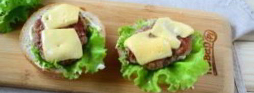 завтрак в чизбургере. Шаг 5