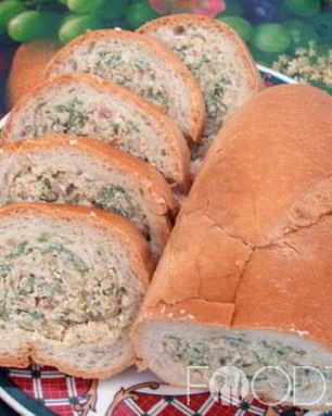 Фаршированный батон