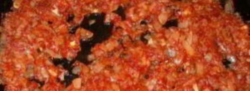 фаршированный кальмар с рисом и яйцом. Шаг 3