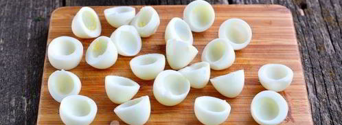 фаршированные перепелиные яйца. Шаг 7