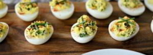 фаршированные вареные яйца. Шаг 7