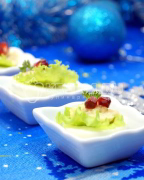 Фаршированные яйца на праздничный стол