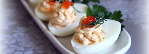 фаршированные яйца с икорным кремом. Шаг 9