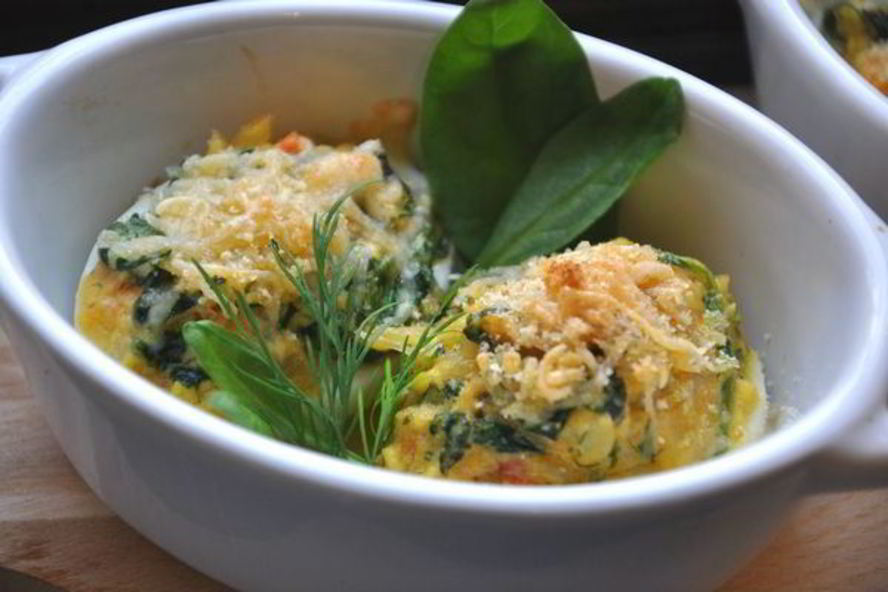 Рецепт фаршированных яиц с начинкой из шпината