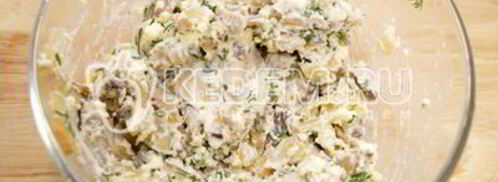 яйца фаршированные грибами. Шаг 6