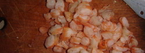 яйца, фаршированные креветками и оливками. Шаг 3