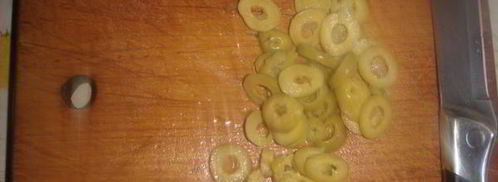 яйца, фаршированные креветками и оливками. Шаг 5