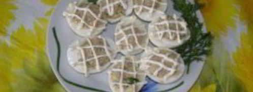 яйца, фаршированные паштетом. Шаг 7