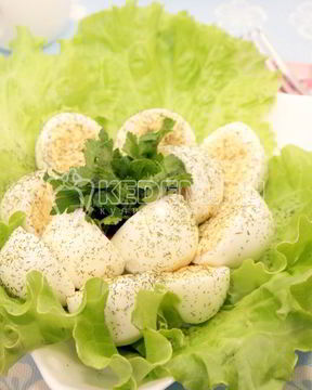 Яйца фаршированные сыром