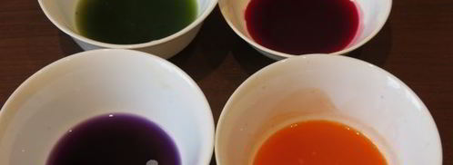 яйца фаршированные в цветном желе. Шаг 16