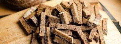 чесночные гренки в духовке к пиву. Шаг 4