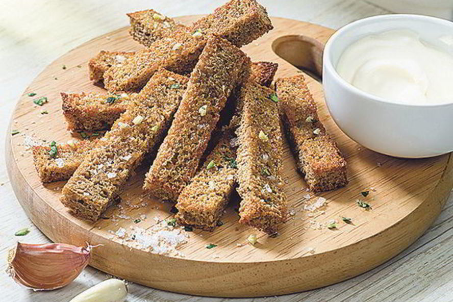 Рецепт чесночных гренков