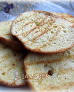 Гренки из батона с яйцом и молоком