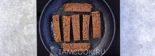 гренки из бородинского хлеба с чесноком. Шаг 11