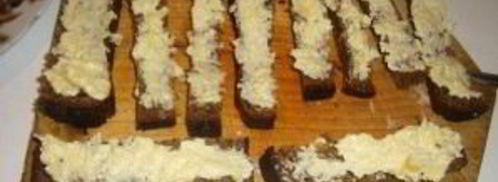 гренки из черного хлеба с сыром. Шаг 8