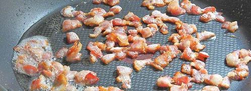 гренки из черного хлеба с вареным яйцом. Шаг 6