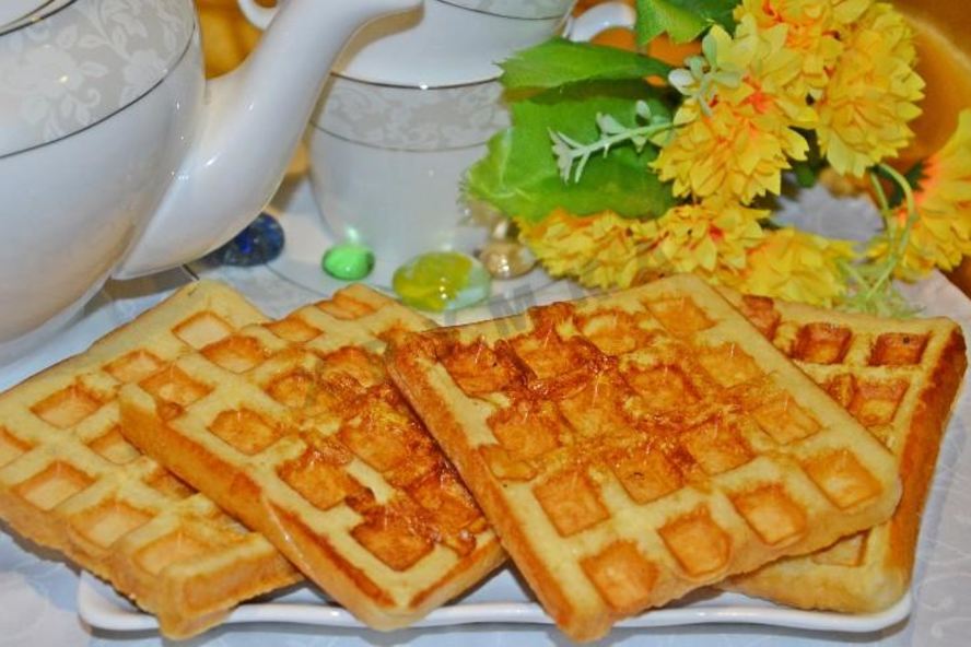 Рецепт гренков из хлеба в вафельнице