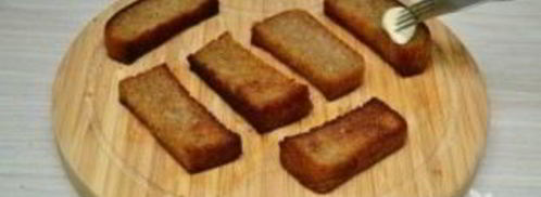 гренки с чесноком и сыром. Шаг 5