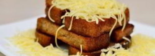 гренки с чесноком и сыром. Шаг 6