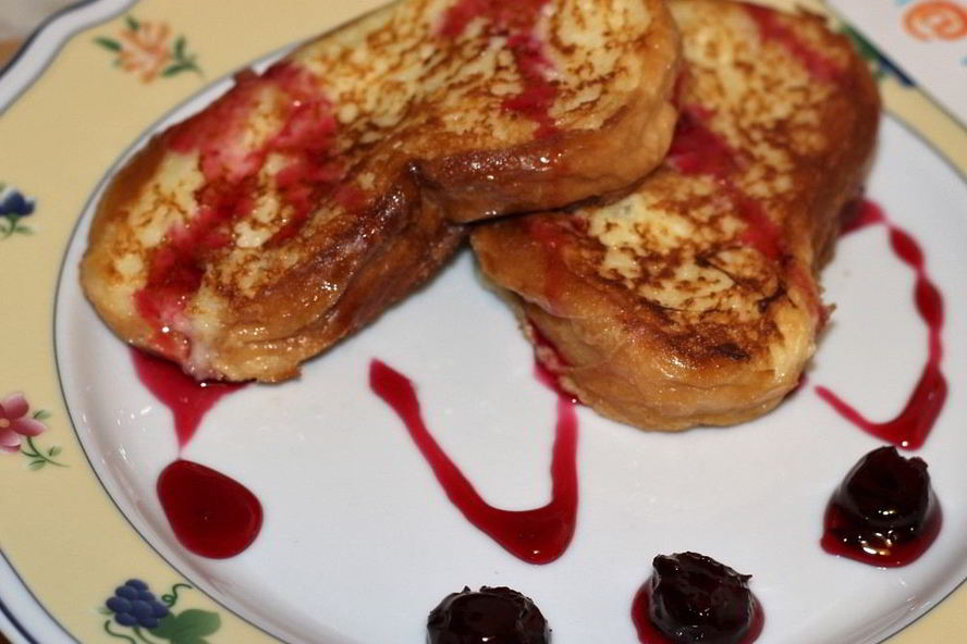 Рецепт гренков с молоком и яйцом