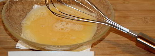 гренки с молоком и яйцом. Шаг 4