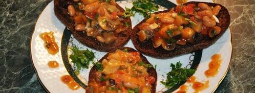 гренки со свининой и овощами. Шаг 12