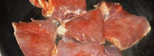 гренки со свининой и овощами. Шаг 11