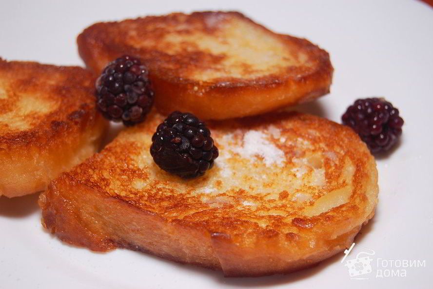 Рецепт гренков ванильных