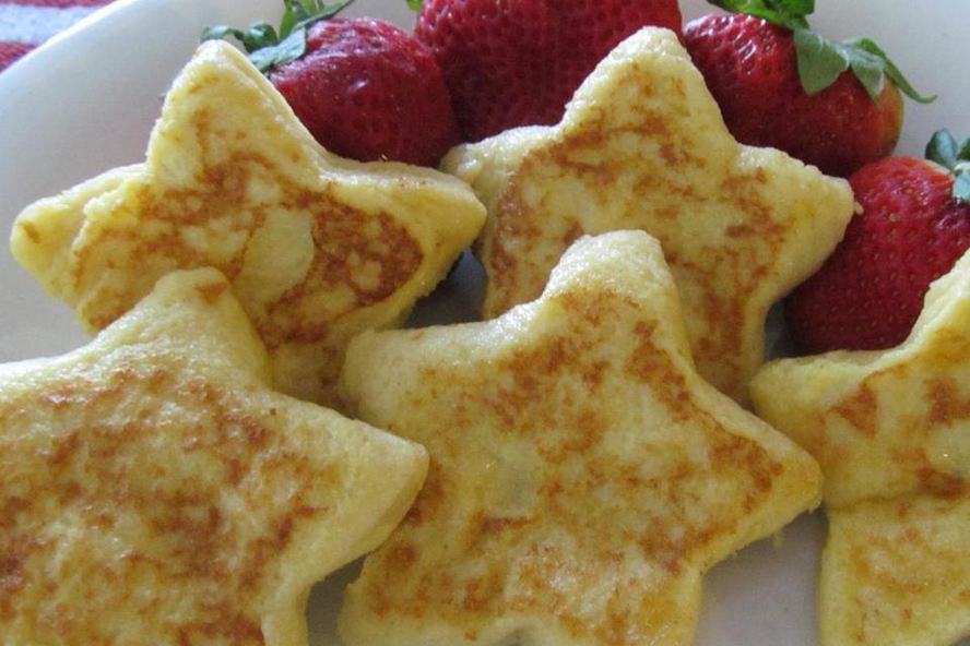 Рецепт гренков звездочки по-французски