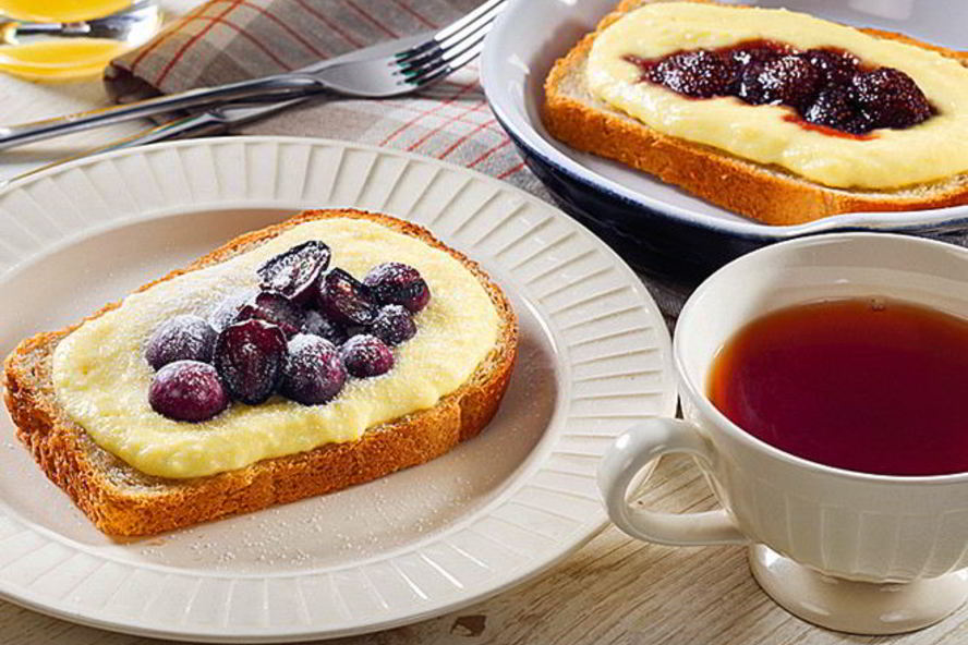 Рецепт сладких гренков с творогом