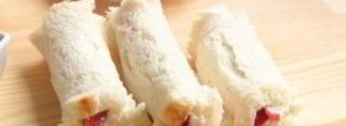 сладкие рулетики-гренки по-французски. Шаг 5