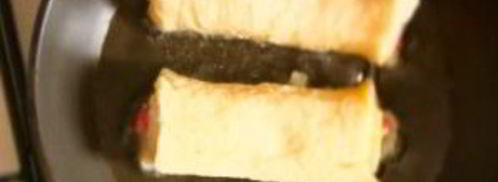 сладкие рулетики-гренки по-французски. Шаг 7