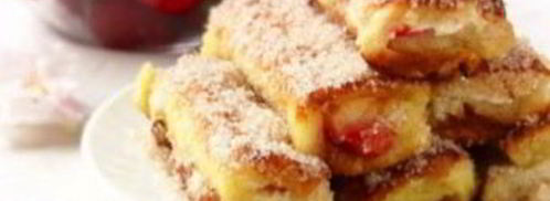 сладкие рулетики-гренки по-французски. Шаг 8