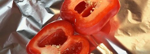 баклажанная икра на тыквенном пюре. Шаг 3